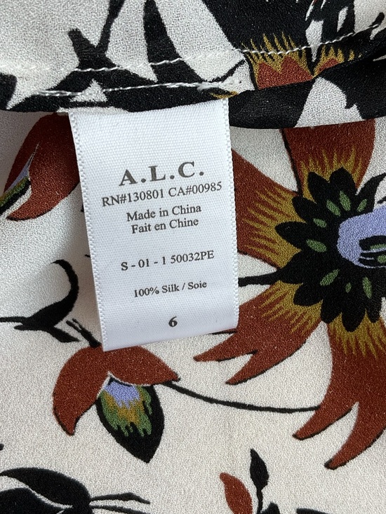 A.L.C. Tie Neck Blouse
